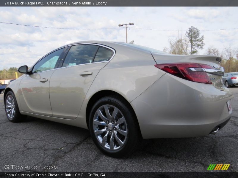 Champagne Silver Metallic / Ebony 2014 Buick Regal FWD