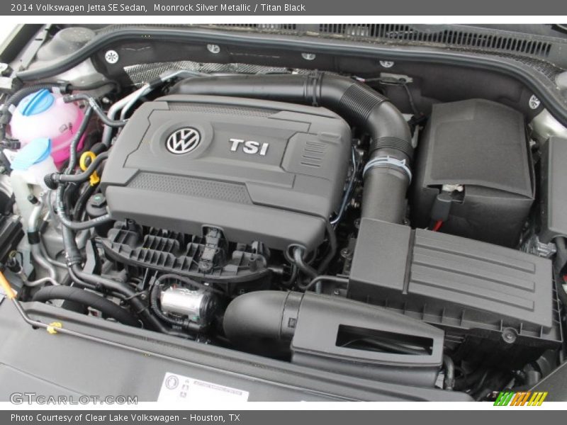 Moonrock Silver Metallic / Titan Black 2014 Volkswagen Jetta SE Sedan