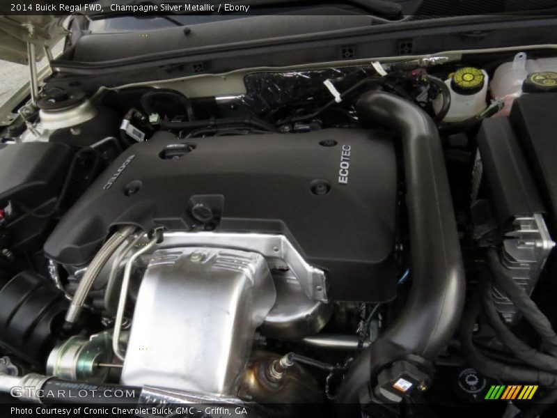Champagne Silver Metallic / Ebony 2014 Buick Regal FWD