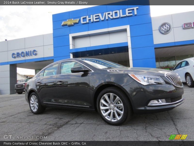 Smoky Gray Metallic / Ebony 2014 Buick LaCrosse Leather
