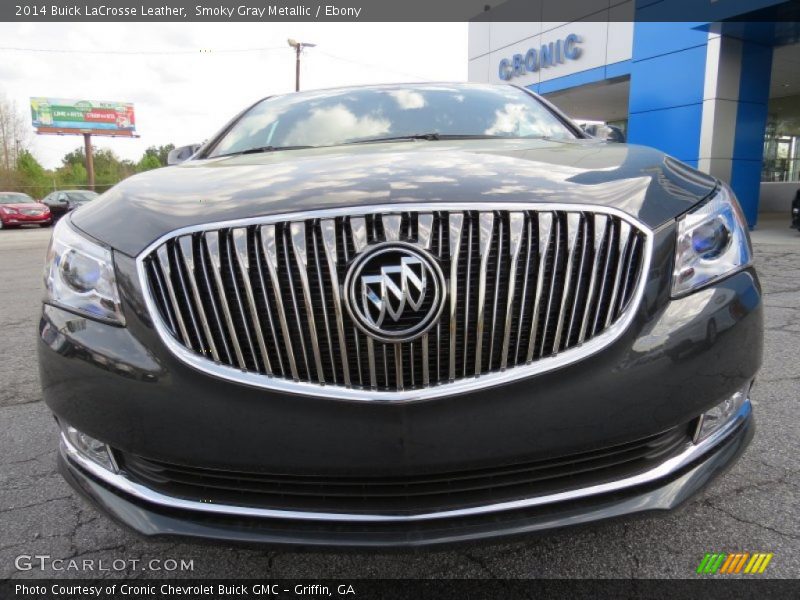 Smoky Gray Metallic / Ebony 2014 Buick LaCrosse Leather