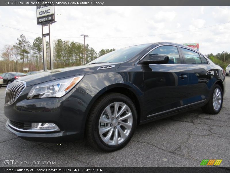 Smoky Gray Metallic / Ebony 2014 Buick LaCrosse Leather