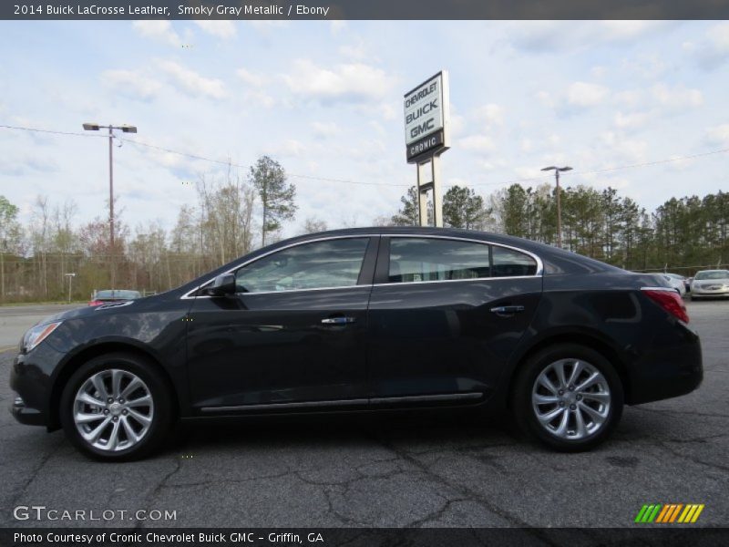 Smoky Gray Metallic / Ebony 2014 Buick LaCrosse Leather