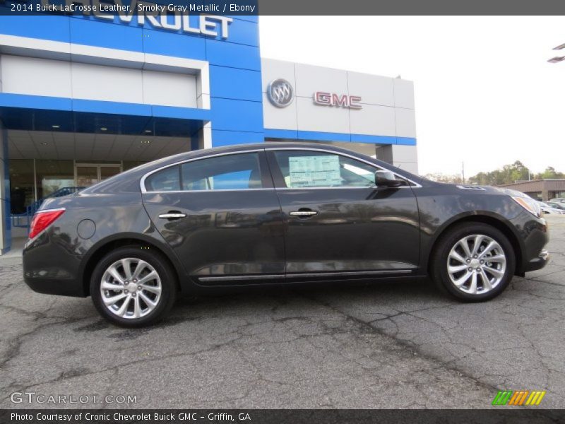 Smoky Gray Metallic / Ebony 2014 Buick LaCrosse Leather