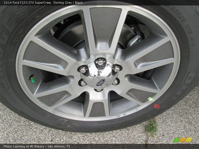 Sterling Grey / Black 2014 Ford F150 STX SuperCrew