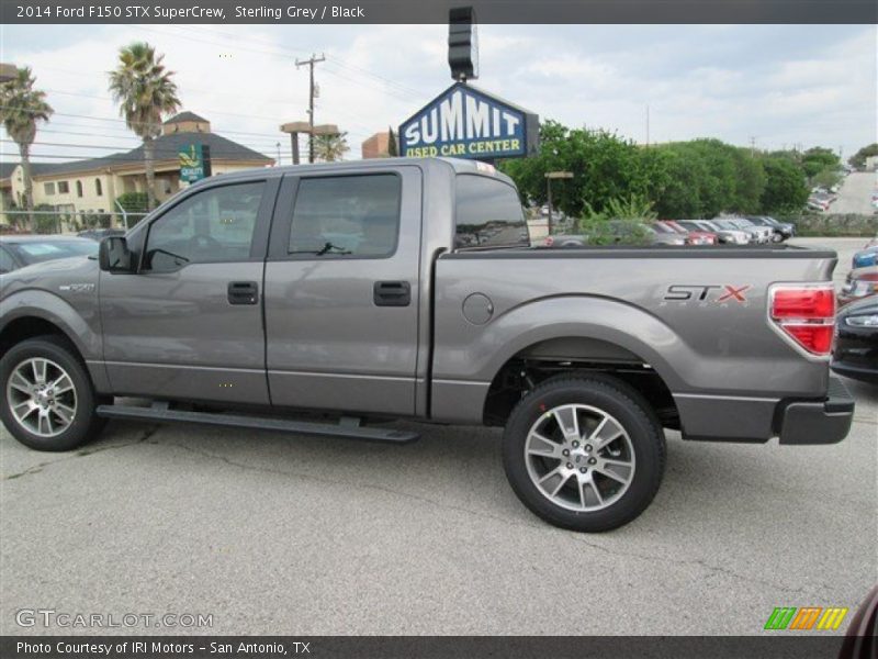 Sterling Grey / Black 2014 Ford F150 STX SuperCrew