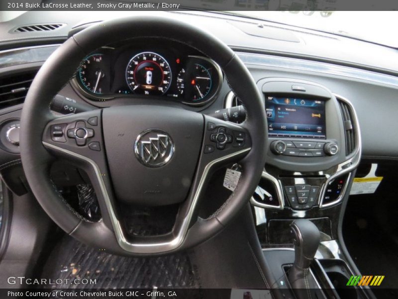 Smoky Gray Metallic / Ebony 2014 Buick LaCrosse Leather