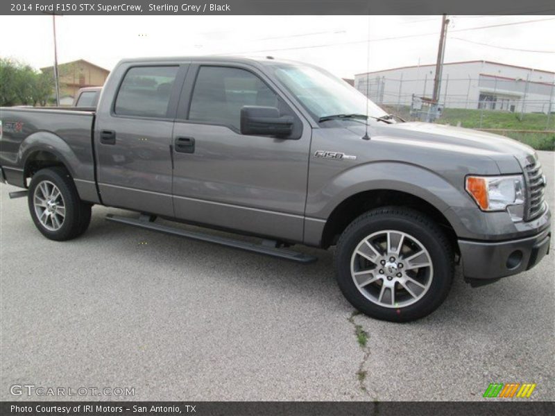 Sterling Grey / Black 2014 Ford F150 STX SuperCrew