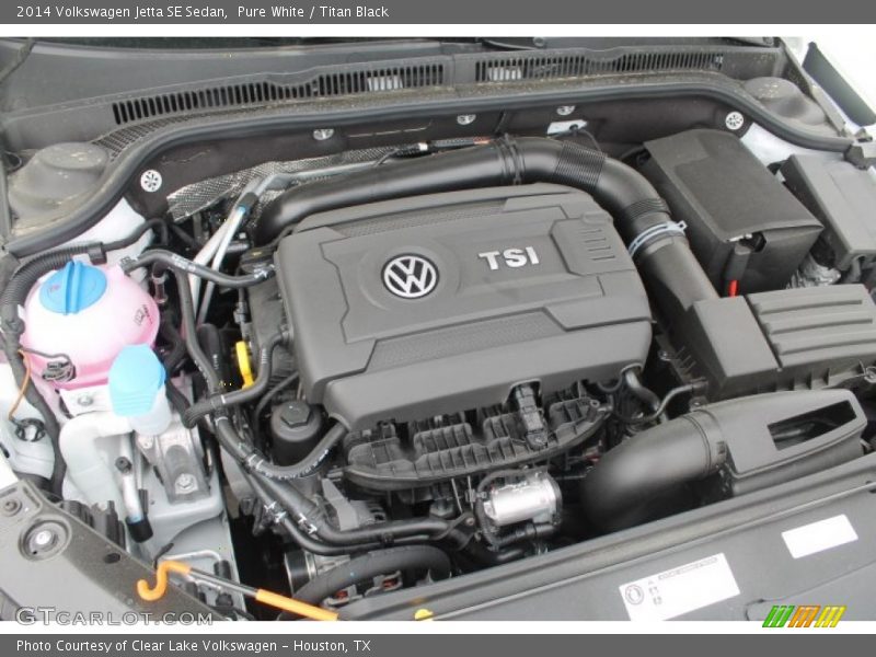 Pure White / Titan Black 2014 Volkswagen Jetta SE Sedan