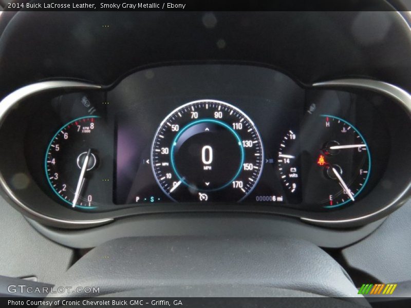 Smoky Gray Metallic / Ebony 2014 Buick LaCrosse Leather