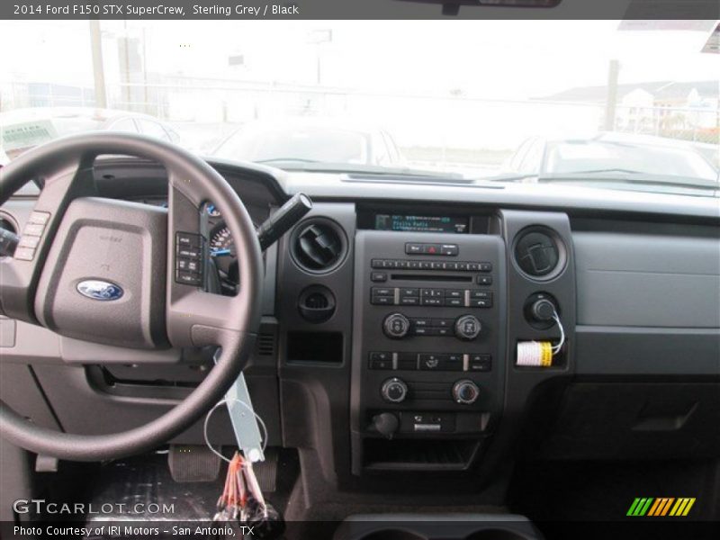 Sterling Grey / Black 2014 Ford F150 STX SuperCrew