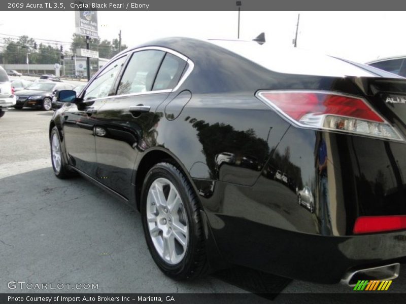 Crystal Black Pearl / Ebony 2009 Acura TL 3.5