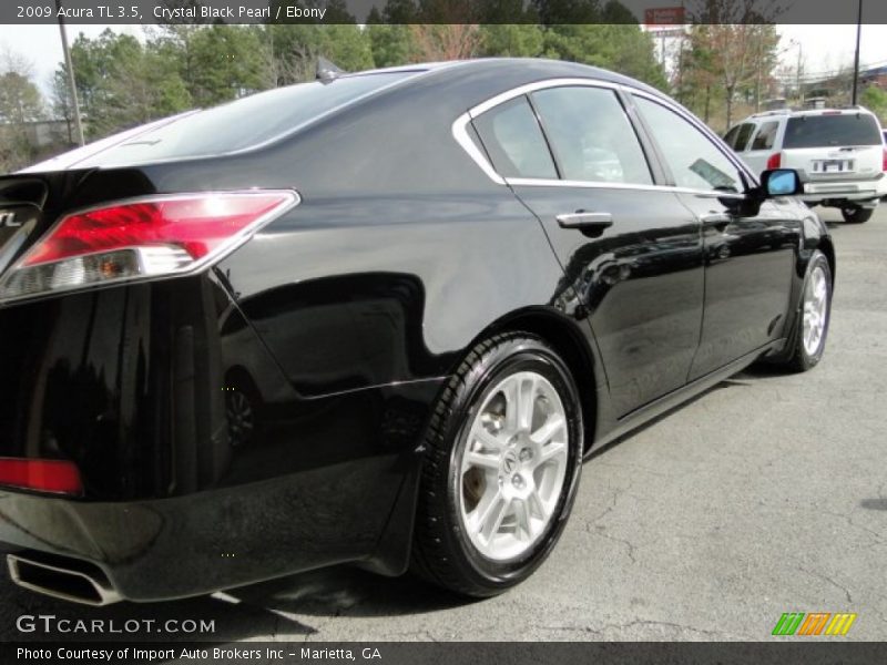 Crystal Black Pearl / Ebony 2009 Acura TL 3.5