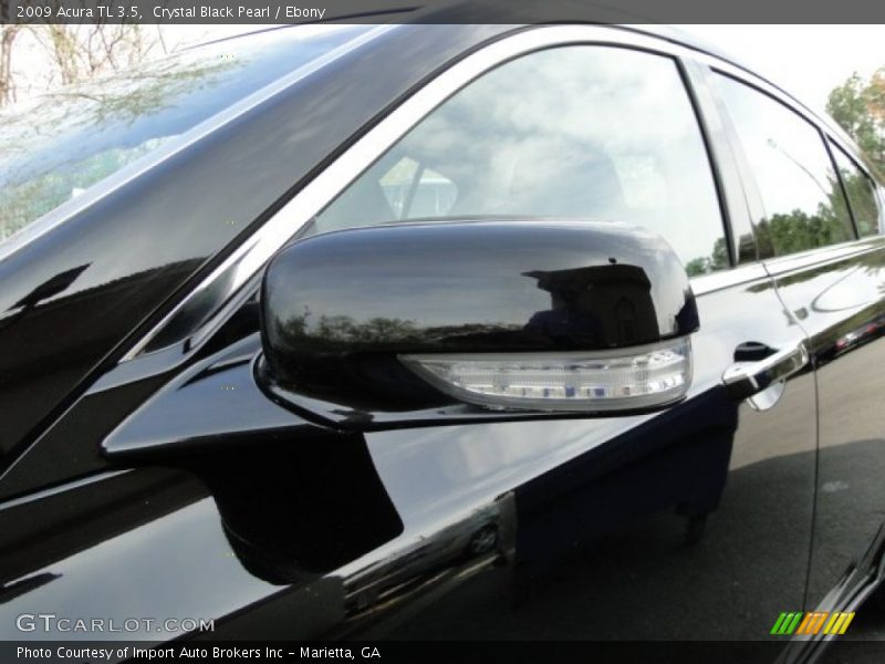 Crystal Black Pearl / Ebony 2009 Acura TL 3.5