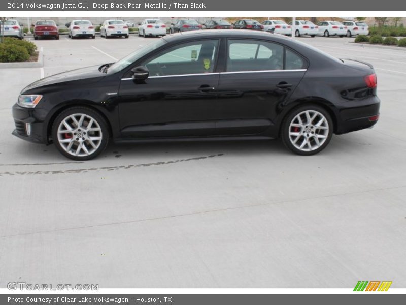 Deep Black Pearl Metallic / Titan Black 2014 Volkswagen Jetta GLI