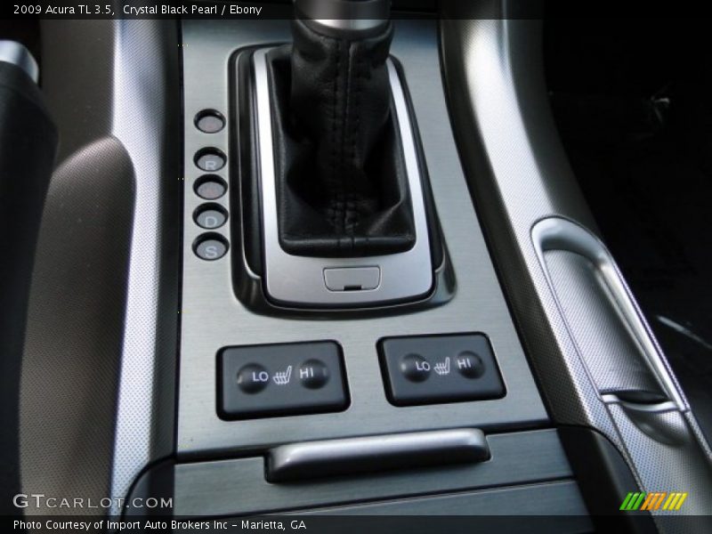 Crystal Black Pearl / Ebony 2009 Acura TL 3.5