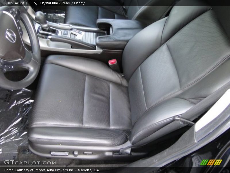 Crystal Black Pearl / Ebony 2009 Acura TL 3.5