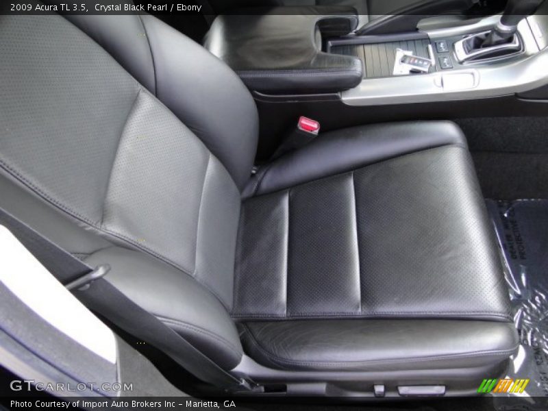 Crystal Black Pearl / Ebony 2009 Acura TL 3.5