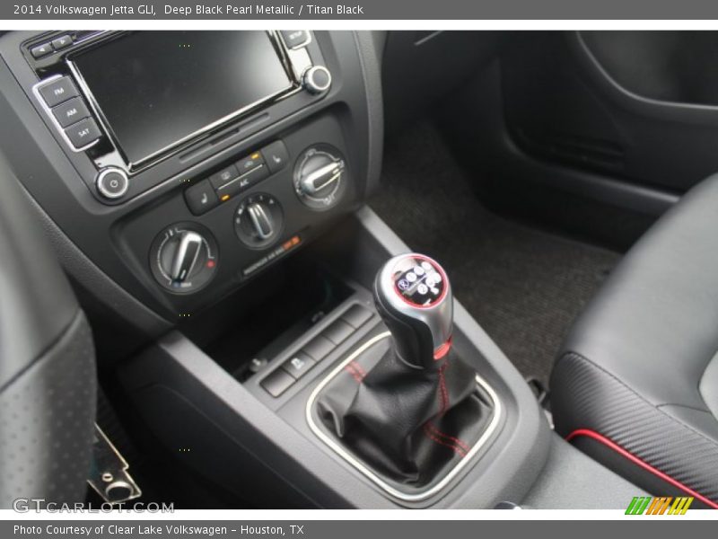 Deep Black Pearl Metallic / Titan Black 2014 Volkswagen Jetta GLI
