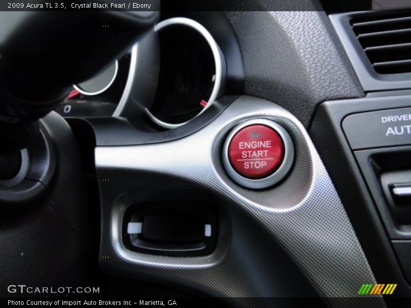 Crystal Black Pearl / Ebony 2009 Acura TL 3.5