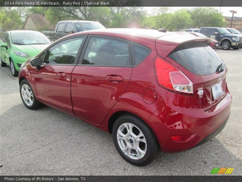 Ruby Red / Charcoal Black 2014 Ford Fiesta SE Hatchback