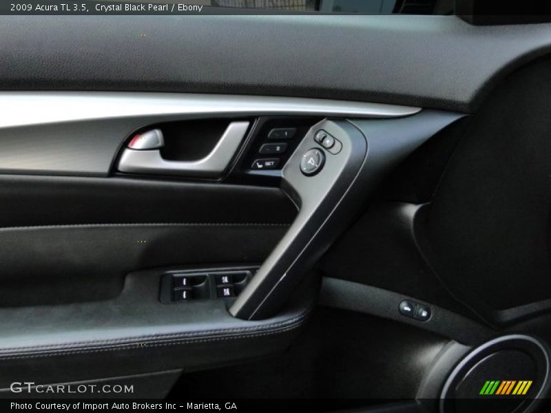 Crystal Black Pearl / Ebony 2009 Acura TL 3.5