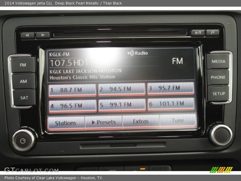 Deep Black Pearl Metallic / Titan Black 2014 Volkswagen Jetta GLI