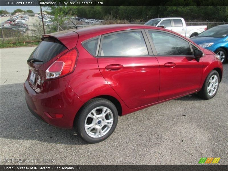 Ruby Red / Charcoal Black 2014 Ford Fiesta SE Hatchback