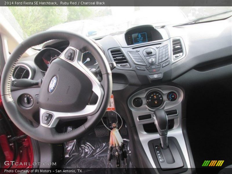 Ruby Red / Charcoal Black 2014 Ford Fiesta SE Hatchback