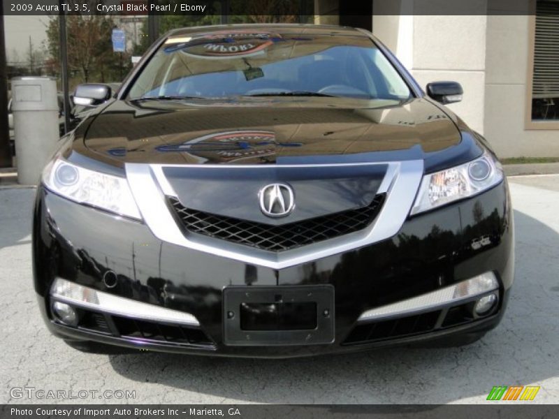 Crystal Black Pearl / Ebony 2009 Acura TL 3.5