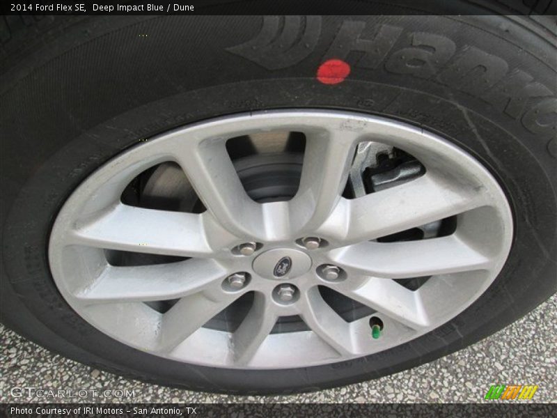 Deep Impact Blue / Dune 2014 Ford Flex SE