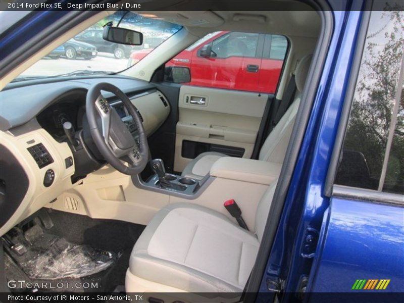 Deep Impact Blue / Dune 2014 Ford Flex SE