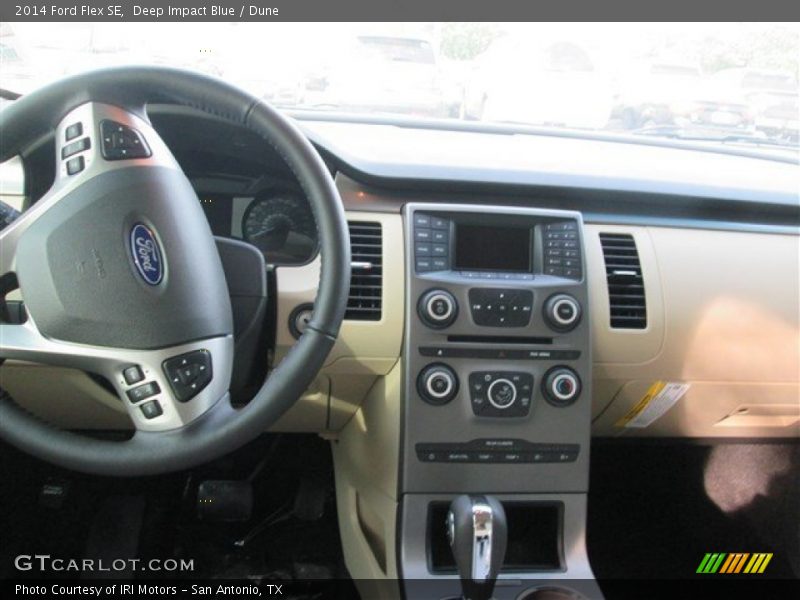 Deep Impact Blue / Dune 2014 Ford Flex SE