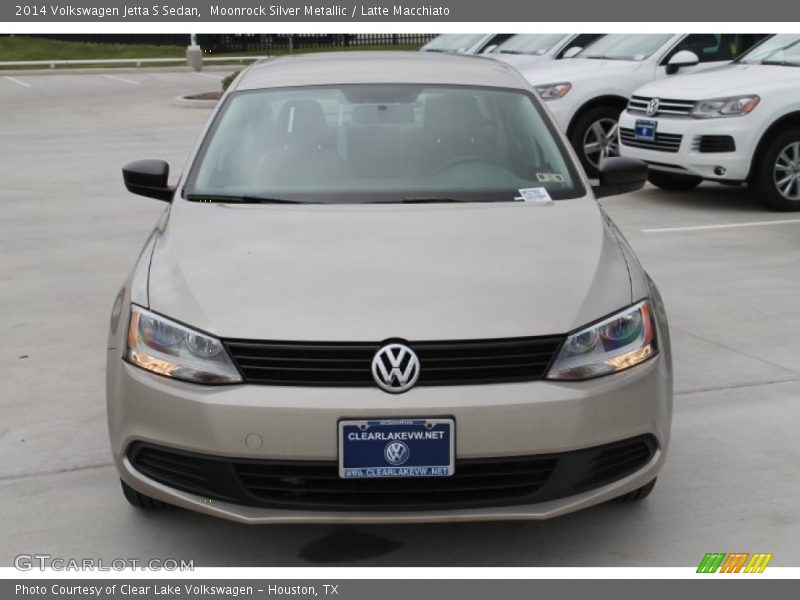 Moonrock Silver Metallic / Latte Macchiato 2014 Volkswagen Jetta S Sedan