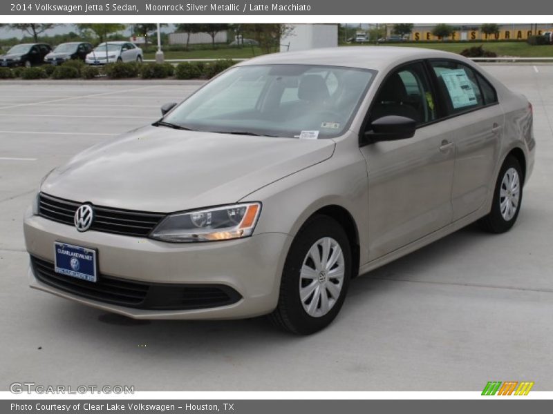 Moonrock Silver Metallic / Latte Macchiato 2014 Volkswagen Jetta S Sedan