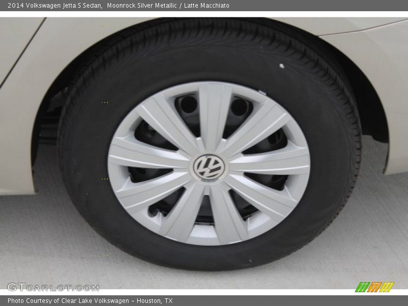 Moonrock Silver Metallic / Latte Macchiato 2014 Volkswagen Jetta S Sedan