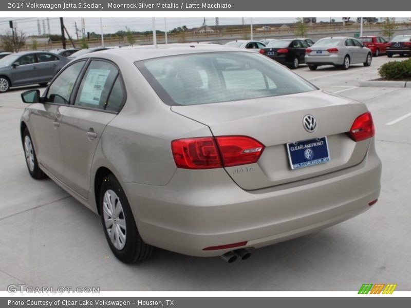Moonrock Silver Metallic / Latte Macchiato 2014 Volkswagen Jetta S Sedan