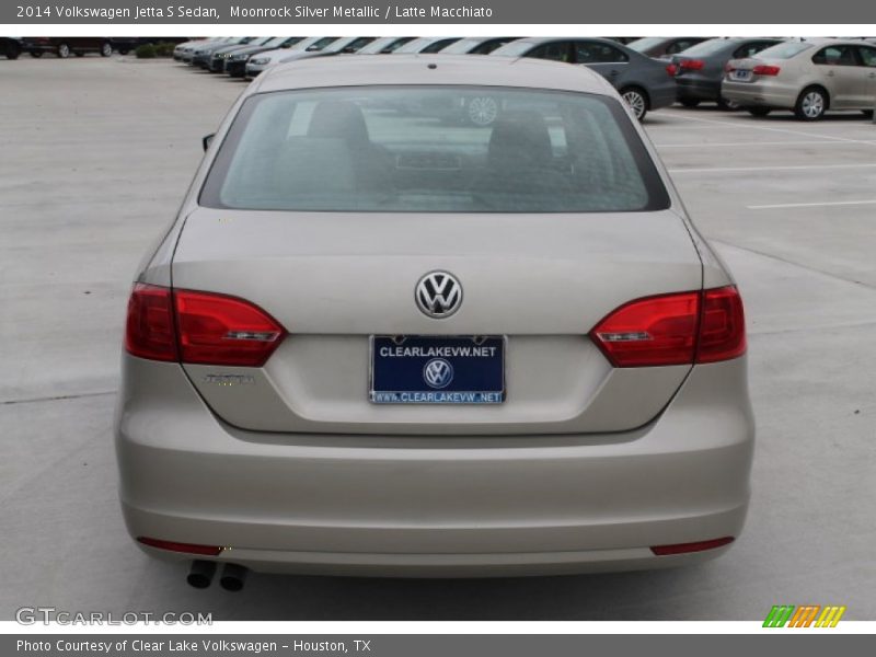 Moonrock Silver Metallic / Latte Macchiato 2014 Volkswagen Jetta S Sedan