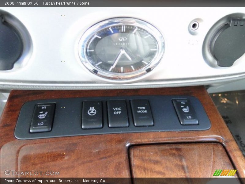 Tuscan Pearl White / Stone 2008 Infiniti QX 56