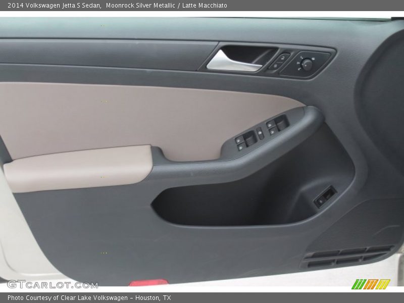 Moonrock Silver Metallic / Latte Macchiato 2014 Volkswagen Jetta S Sedan