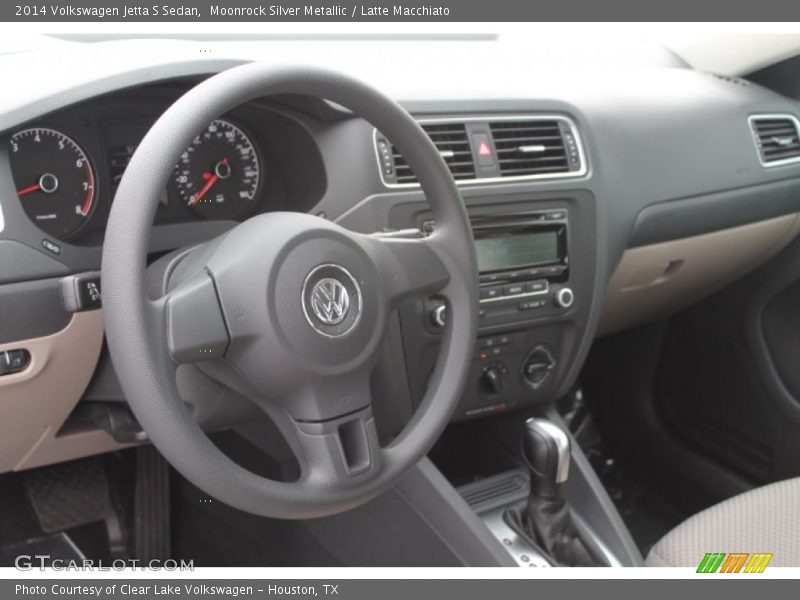 Moonrock Silver Metallic / Latte Macchiato 2014 Volkswagen Jetta S Sedan