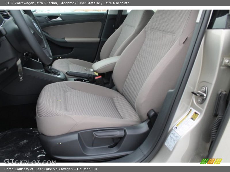 Moonrock Silver Metallic / Latte Macchiato 2014 Volkswagen Jetta S Sedan