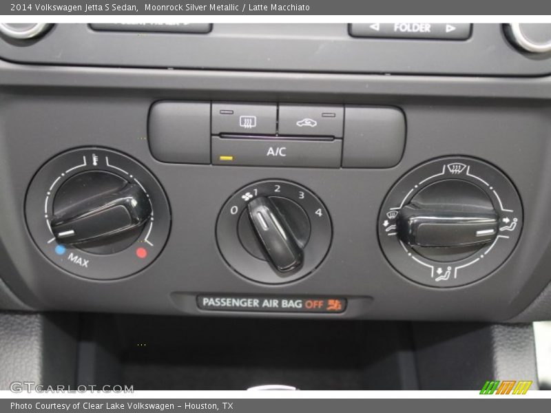 Moonrock Silver Metallic / Latte Macchiato 2014 Volkswagen Jetta S Sedan