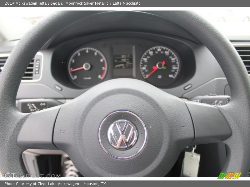 Moonrock Silver Metallic / Latte Macchiato 2014 Volkswagen Jetta S Sedan