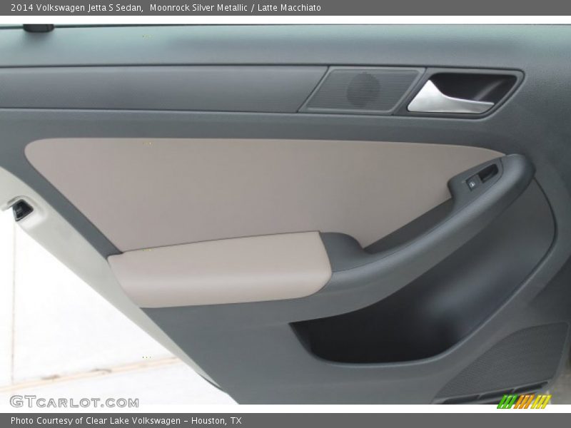 Moonrock Silver Metallic / Latte Macchiato 2014 Volkswagen Jetta S Sedan