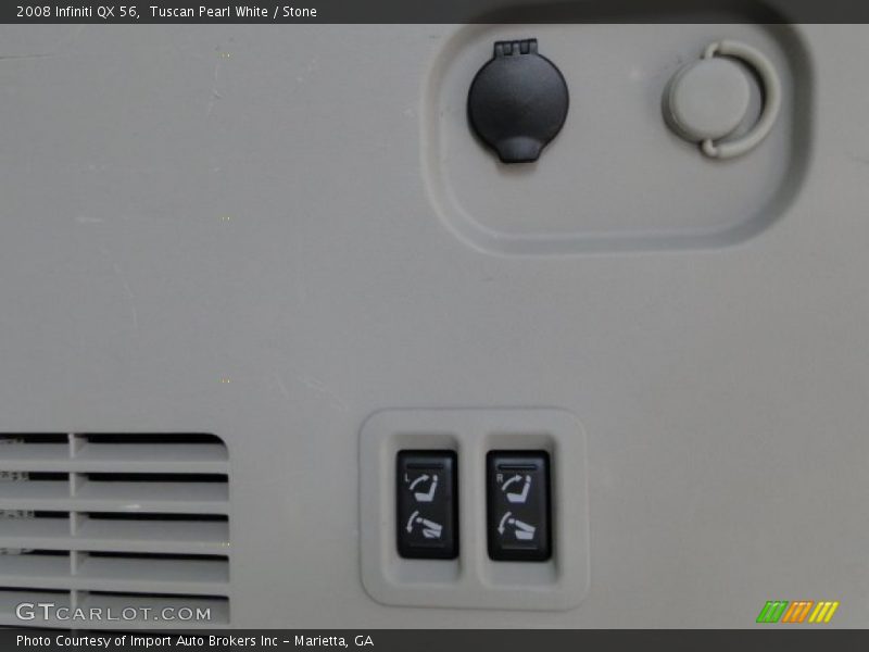 Tuscan Pearl White / Stone 2008 Infiniti QX 56