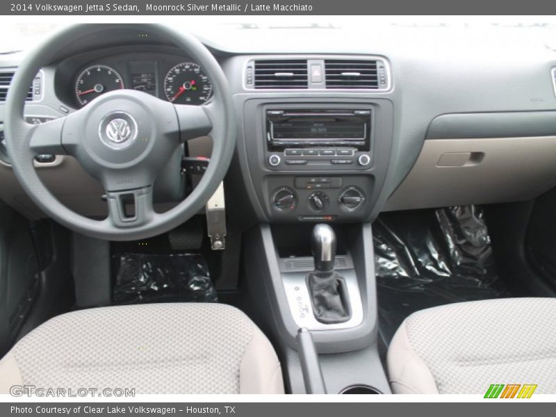 Moonrock Silver Metallic / Latte Macchiato 2014 Volkswagen Jetta S Sedan