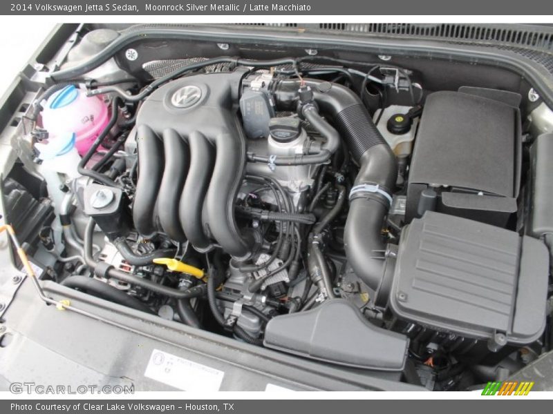 Moonrock Silver Metallic / Latte Macchiato 2014 Volkswagen Jetta S Sedan