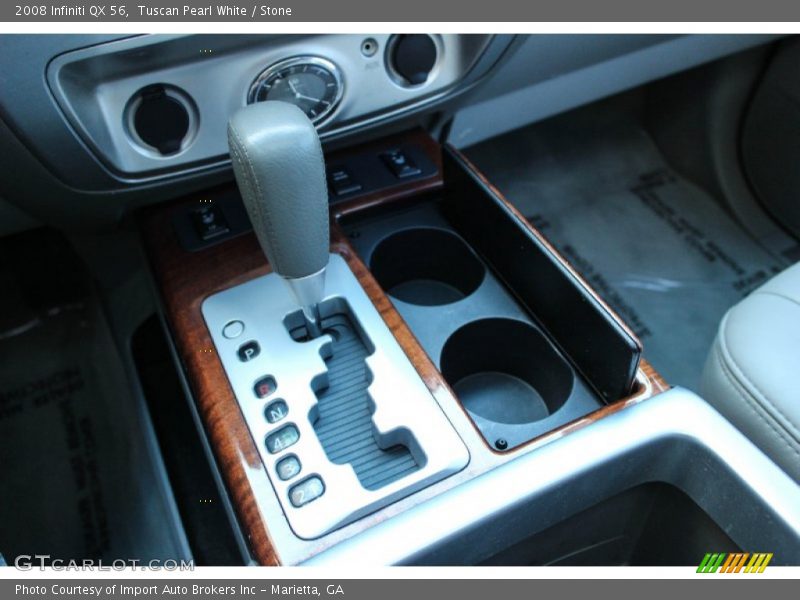 Tuscan Pearl White / Stone 2008 Infiniti QX 56