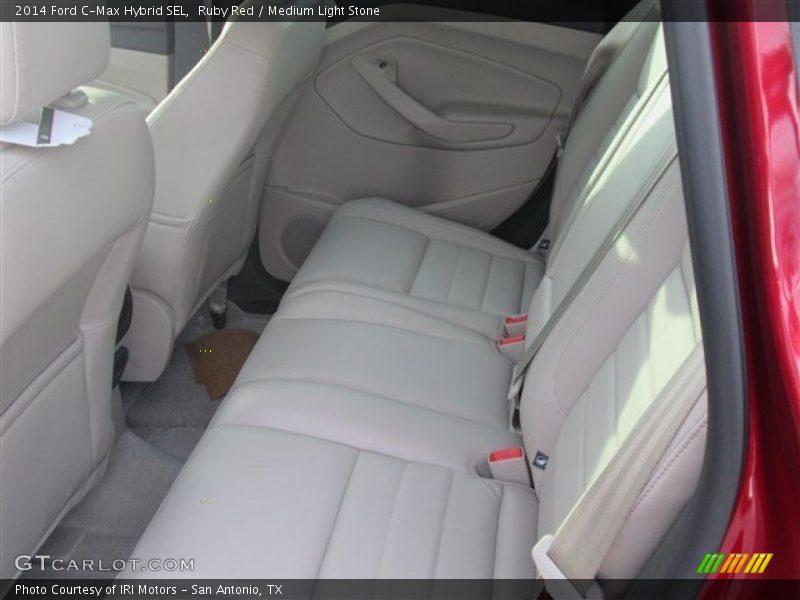 Ruby Red / Medium Light Stone 2014 Ford C-Max Hybrid SEL